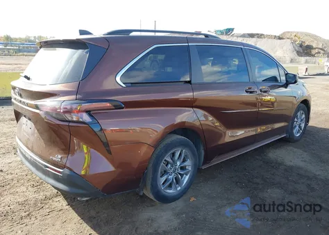 2023 Toyota Sienna Le из США, поврежденный, VIN 5TDKSKFC2PS074608